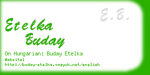 etelka buday business card